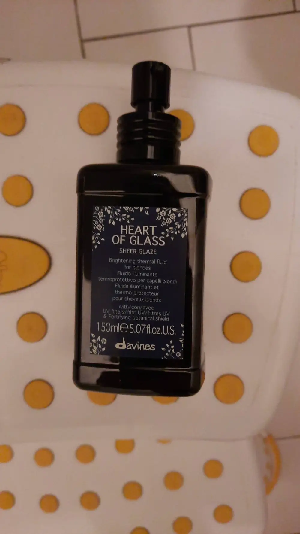 DAVINES - Heart of glass - Fluide illuminant et thermo-protecteur