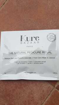 KURE BAZAAR - The natural pedicure ritual - Masque soin des pieds & Ustensile