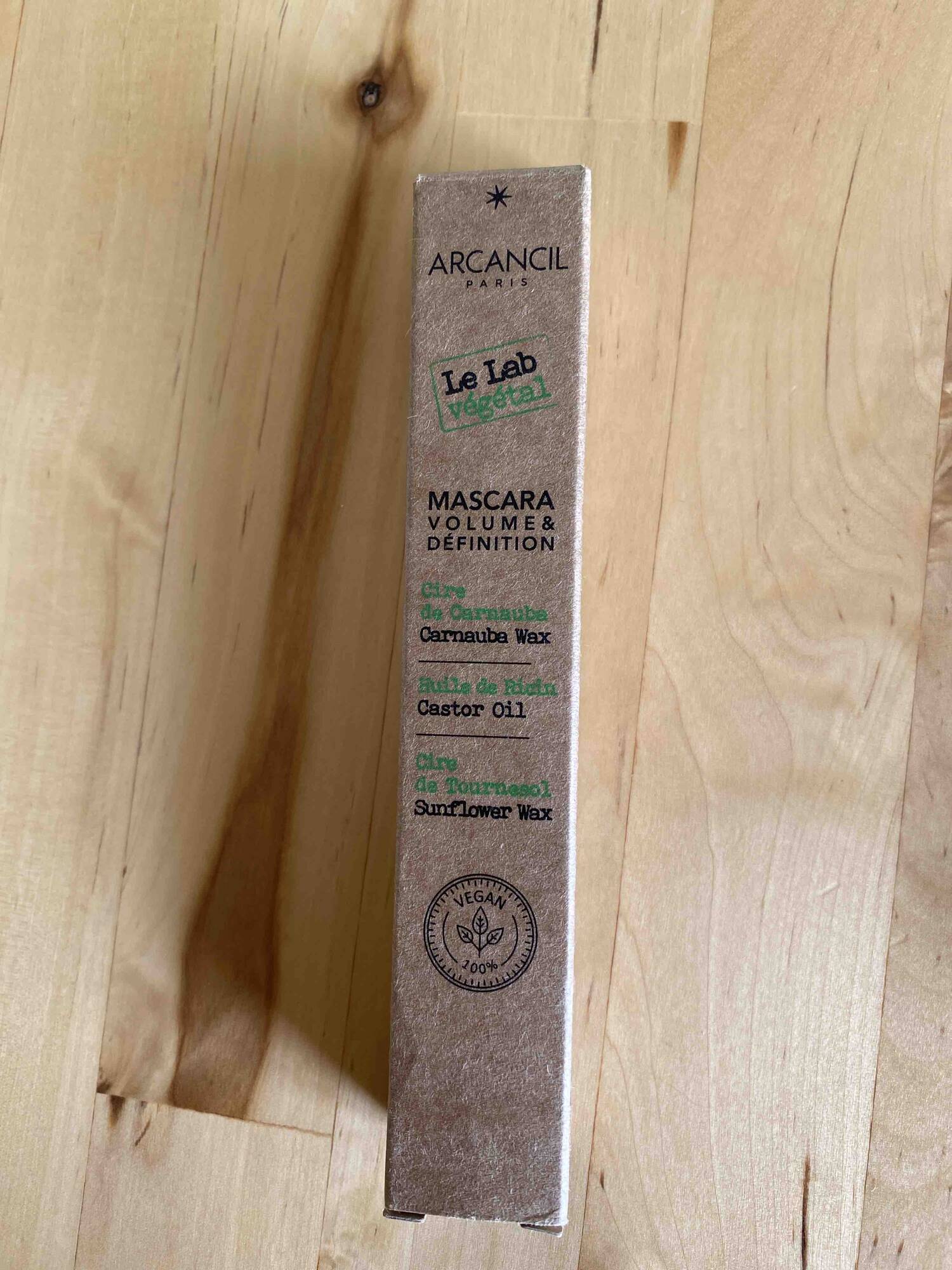 ARCANCIL - Le lab végétal - Mascara Volume & Définition