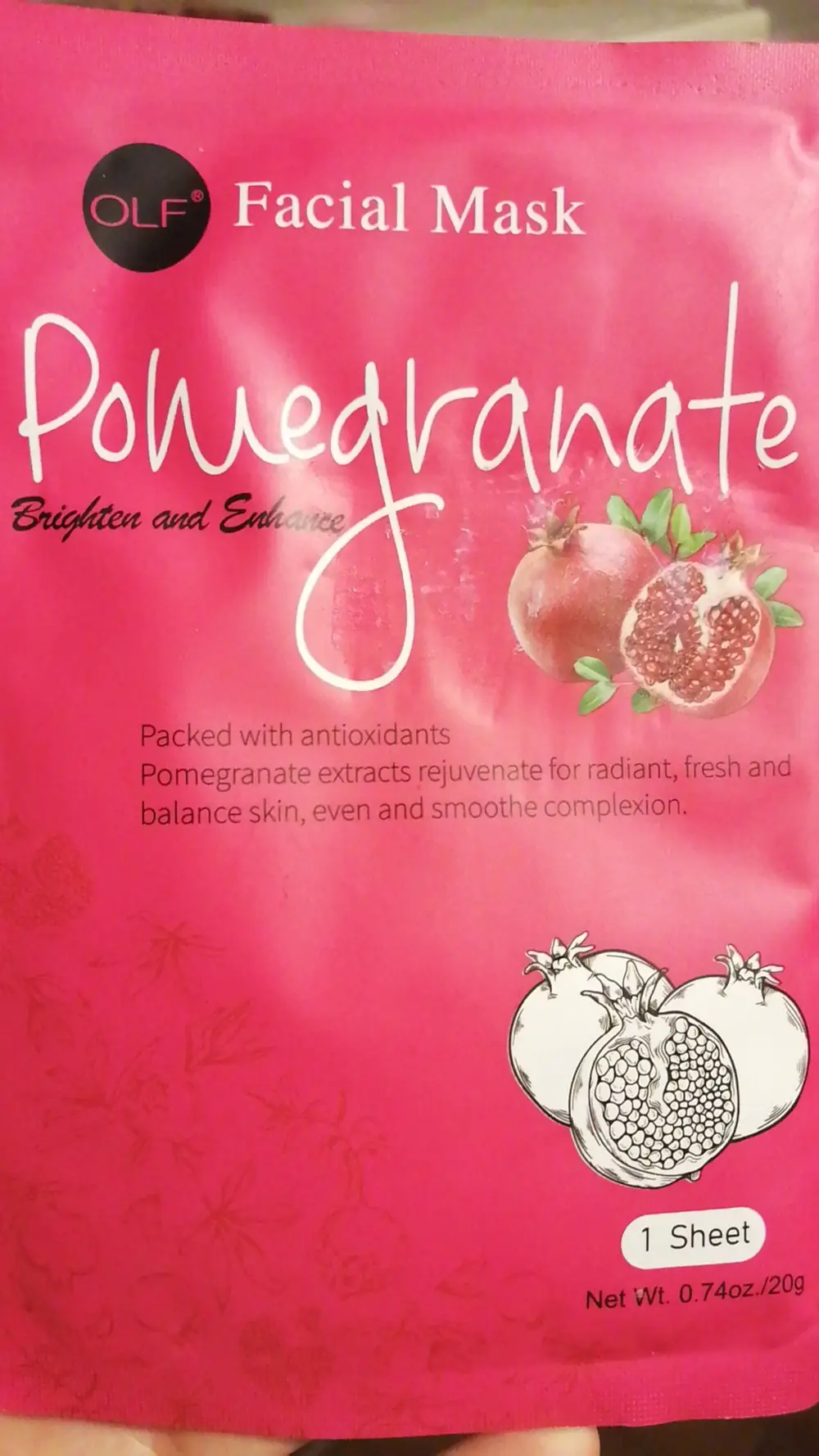 OLF - Pomegranate - Facial mask 