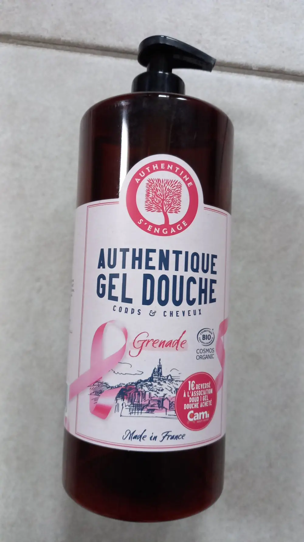 AUTHENTINE - Grenade - Authentique gel douche 2 en 1