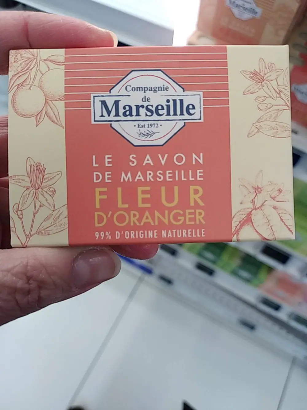 LA COMPAGNIE DE MARSEILLE - Le savon de Marseille à fleur d'oranger