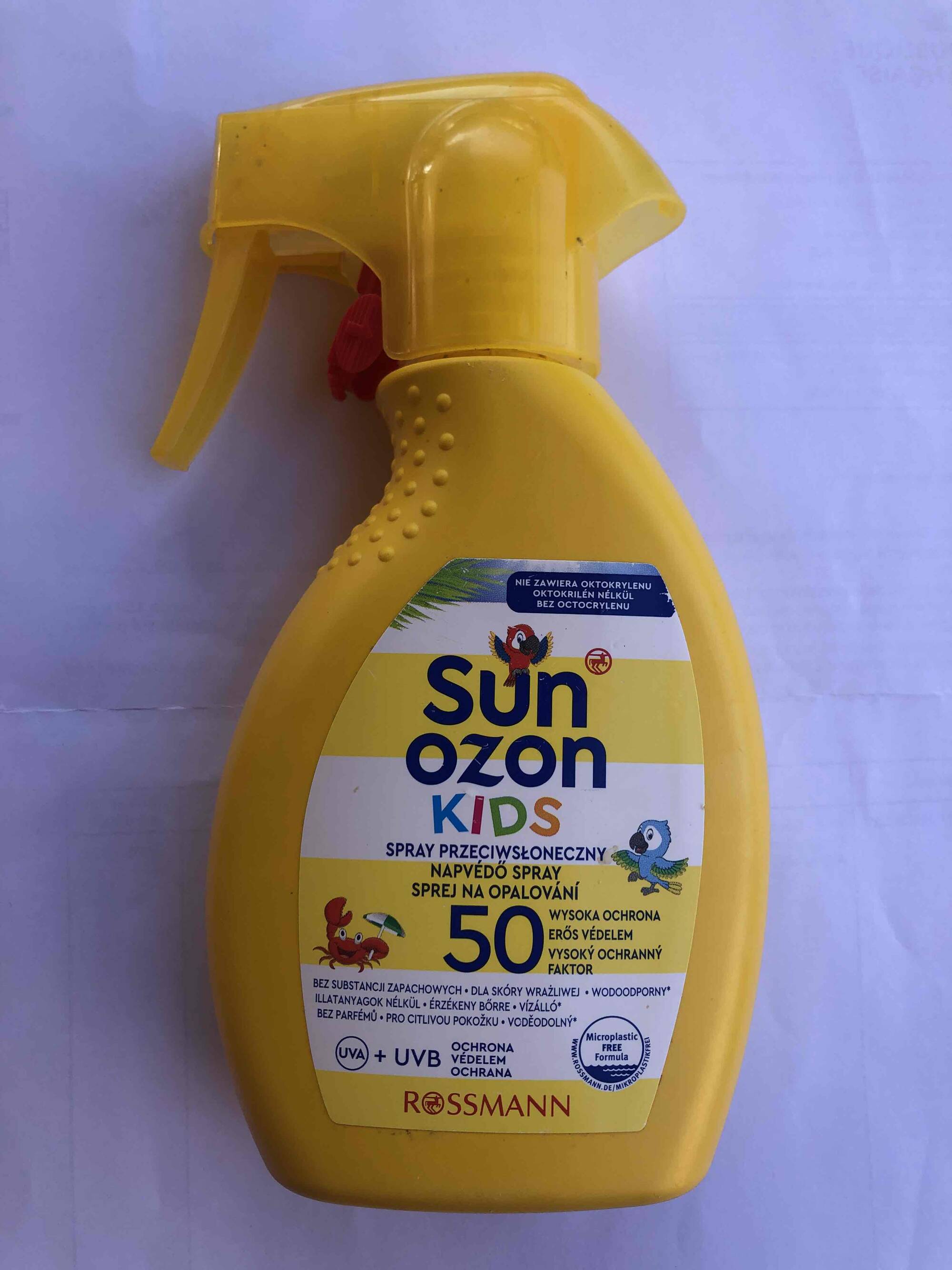 ROSSMANN - Sun ozon - Spray przeciwsłoneczny kids spf 50.