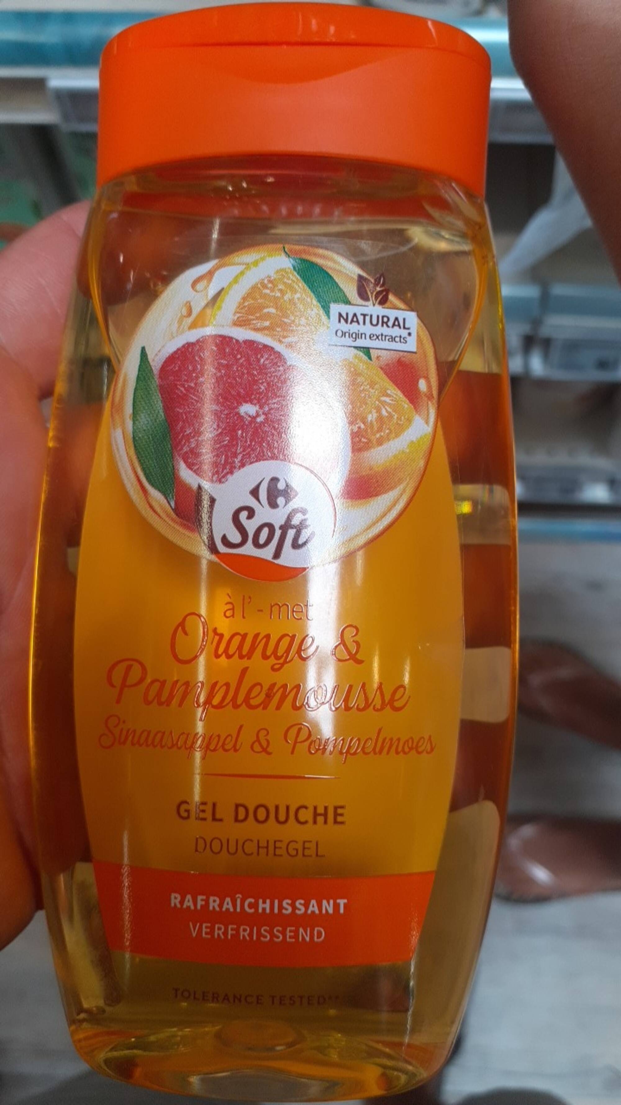 CARREFOUR - Orange & pamplemousse - Gel douche