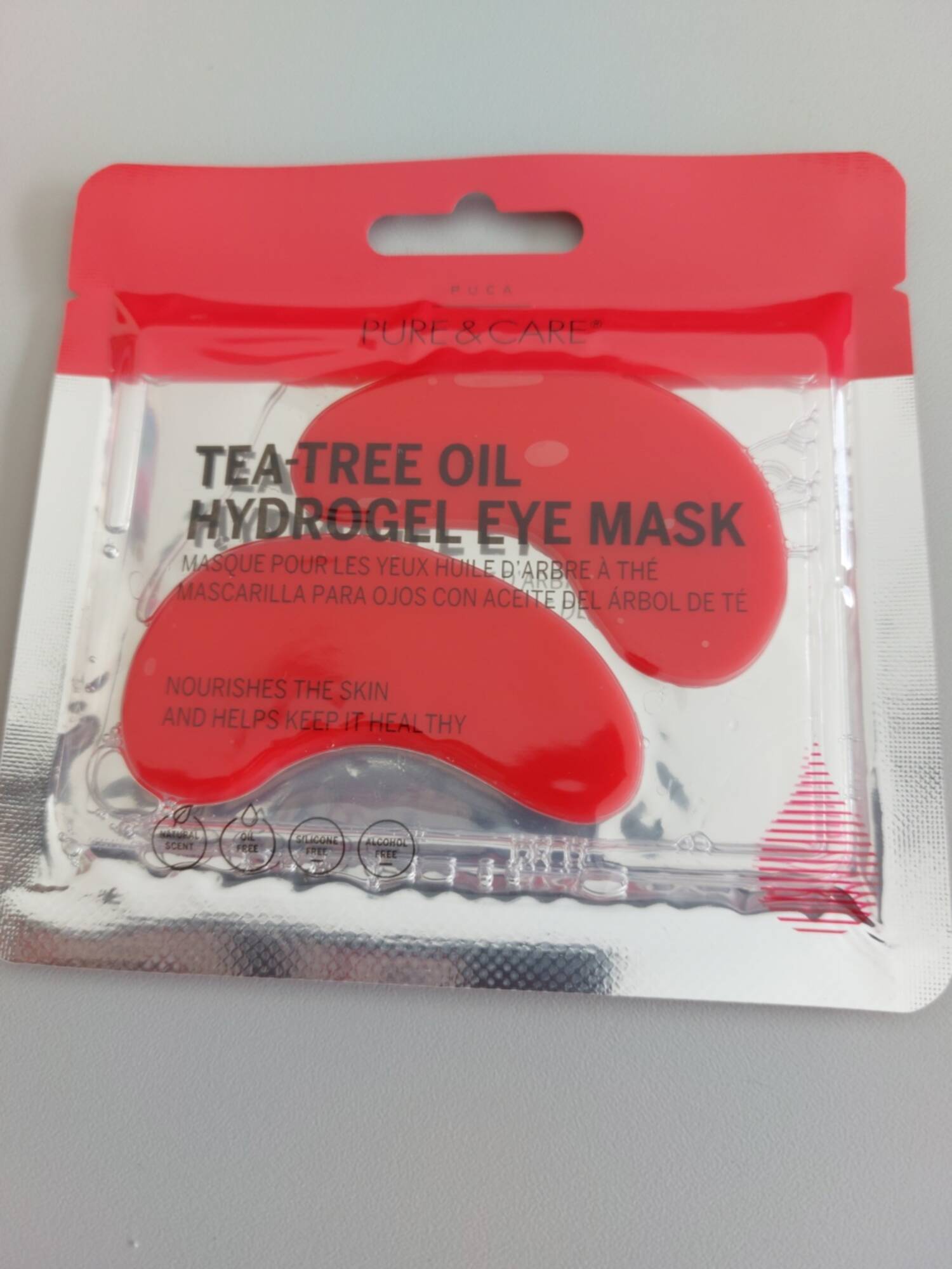 PURE & CARE - Masque pour les yeux huile d'arbre à thé