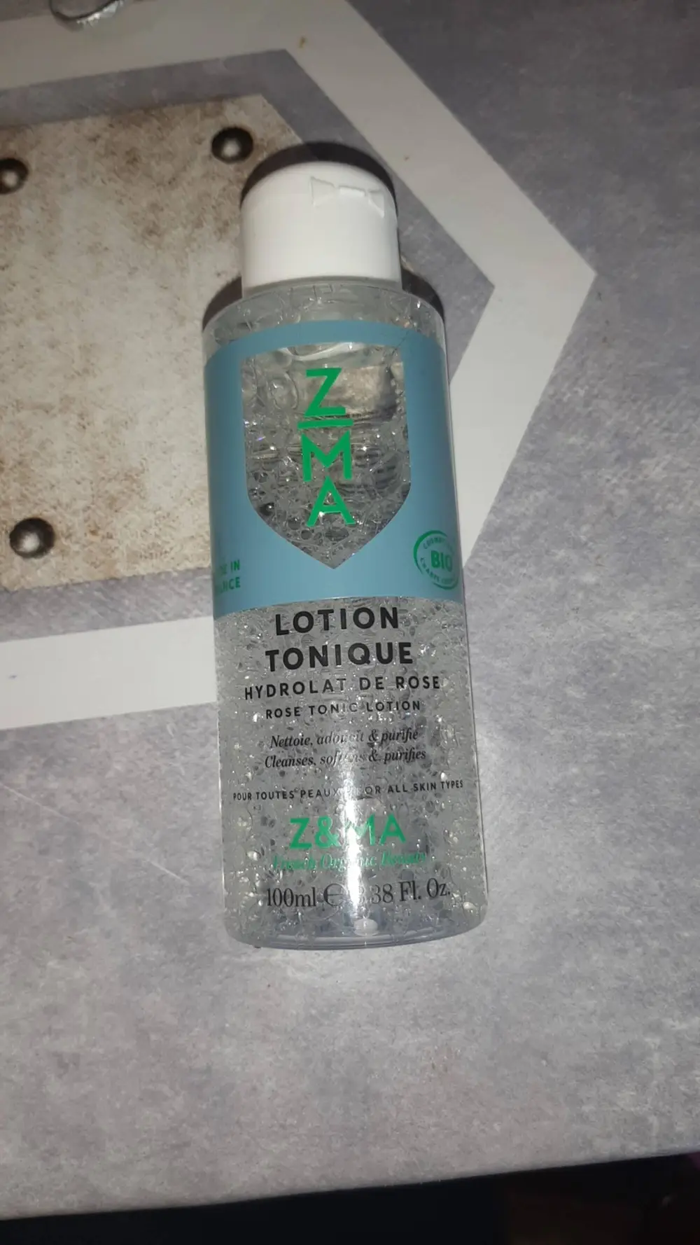 Z&MA - Hydrolat de rose - Lotion tonique