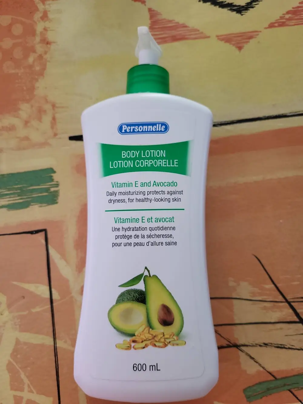 PERSONNELLE - Lotion corporelle vitamine E et avocat