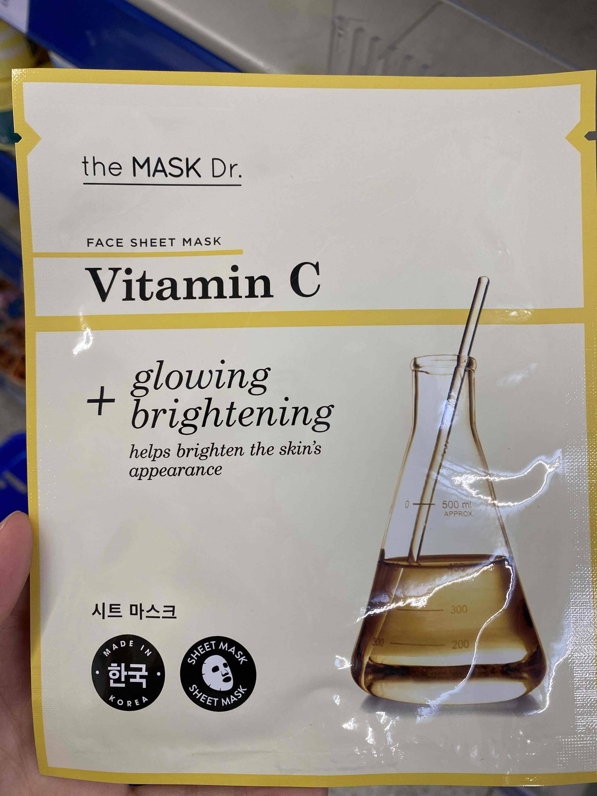 THE MASK DR. - Vitamine C - Face sheet mask