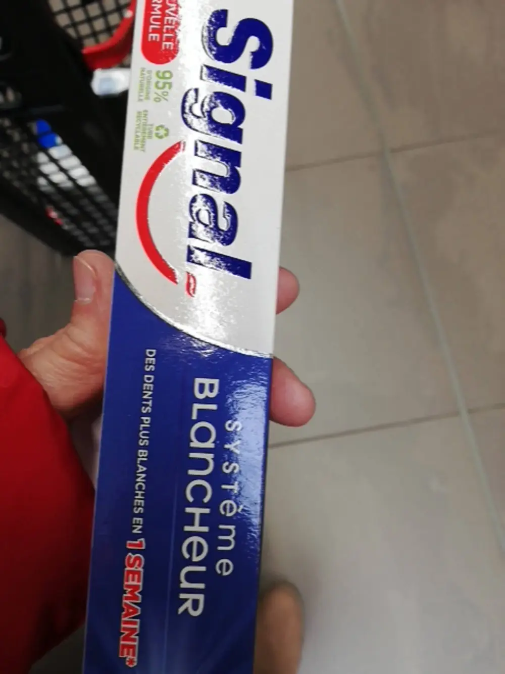 SIGNAL - Dentifrice système blancheur 