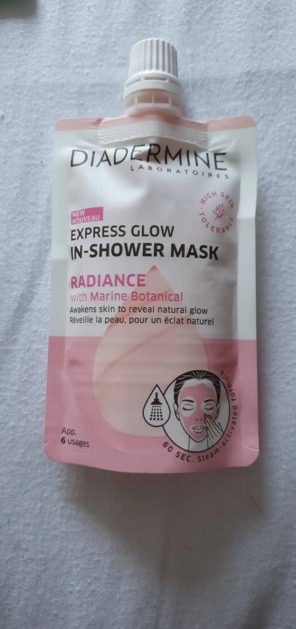 DIADERMINE - Express glow in-shower mask