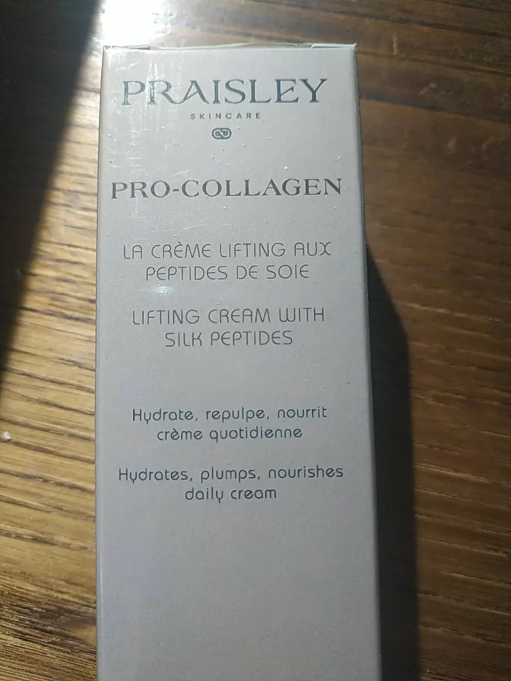 PRAISLEY - Pro-collagen - Crème lifting aux peptides de soie