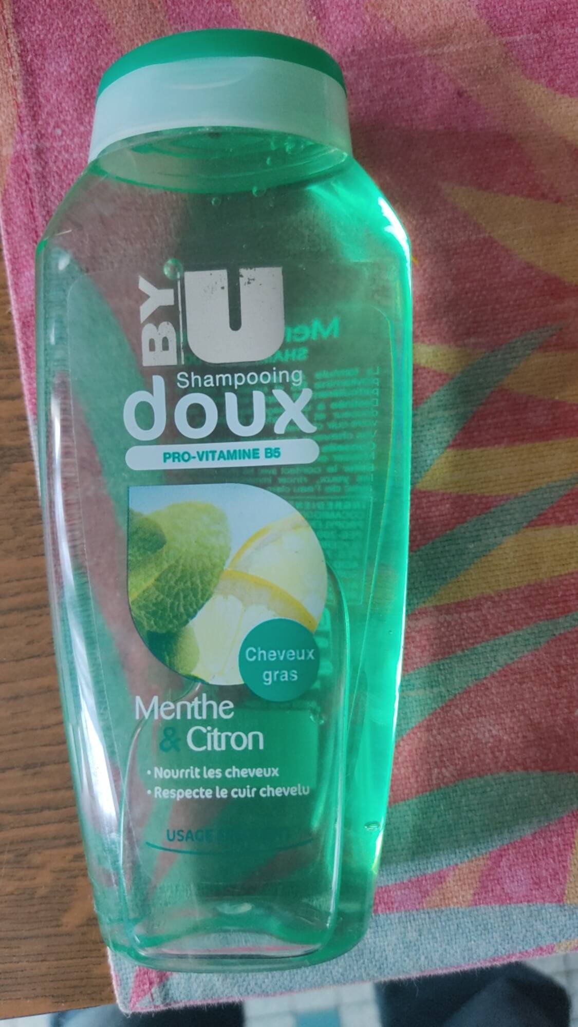 BY U - Menthe & citron - Shampooing doux
