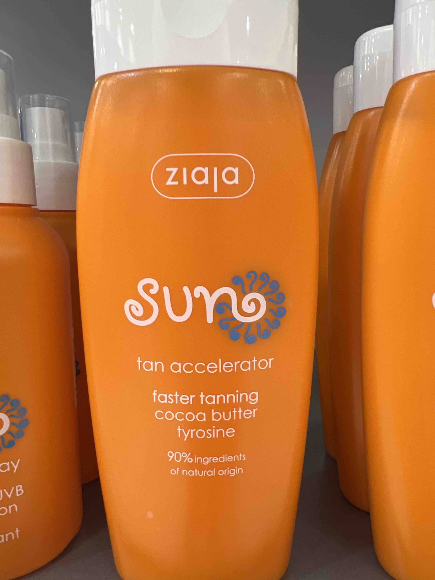 ZIAJA - Sun tan accelerator cocoa butter yrosine