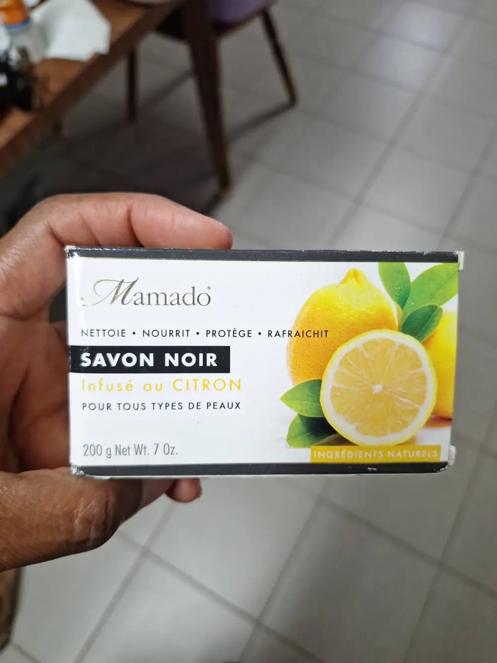 MAMADO - Savon noir infusé au citron