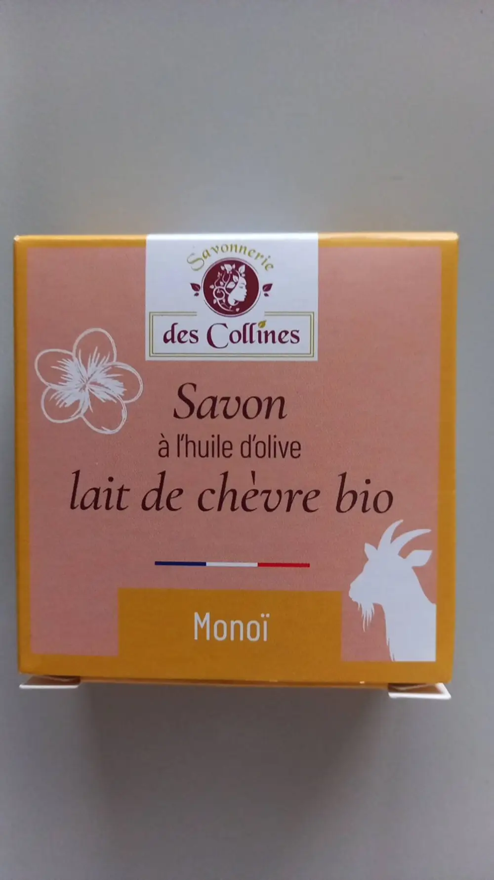 SAVONNERIE DES COLLINES - Monoï - Savon lait de chèvre bio