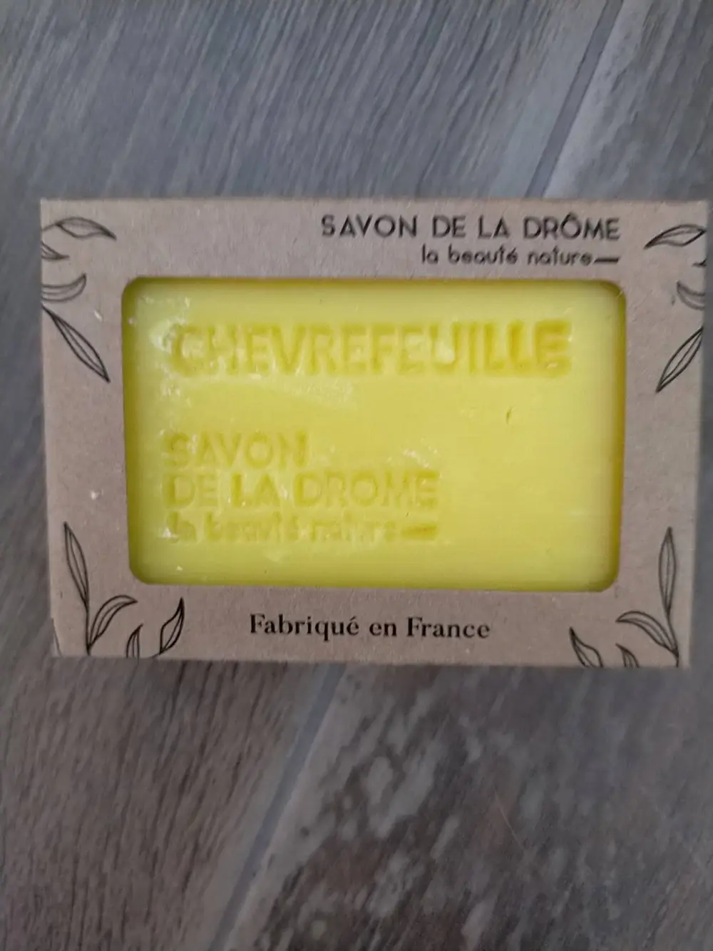 LA SAVONNERIE DE LA DRÔME - Savon karité parfum chèvrefeuille 
