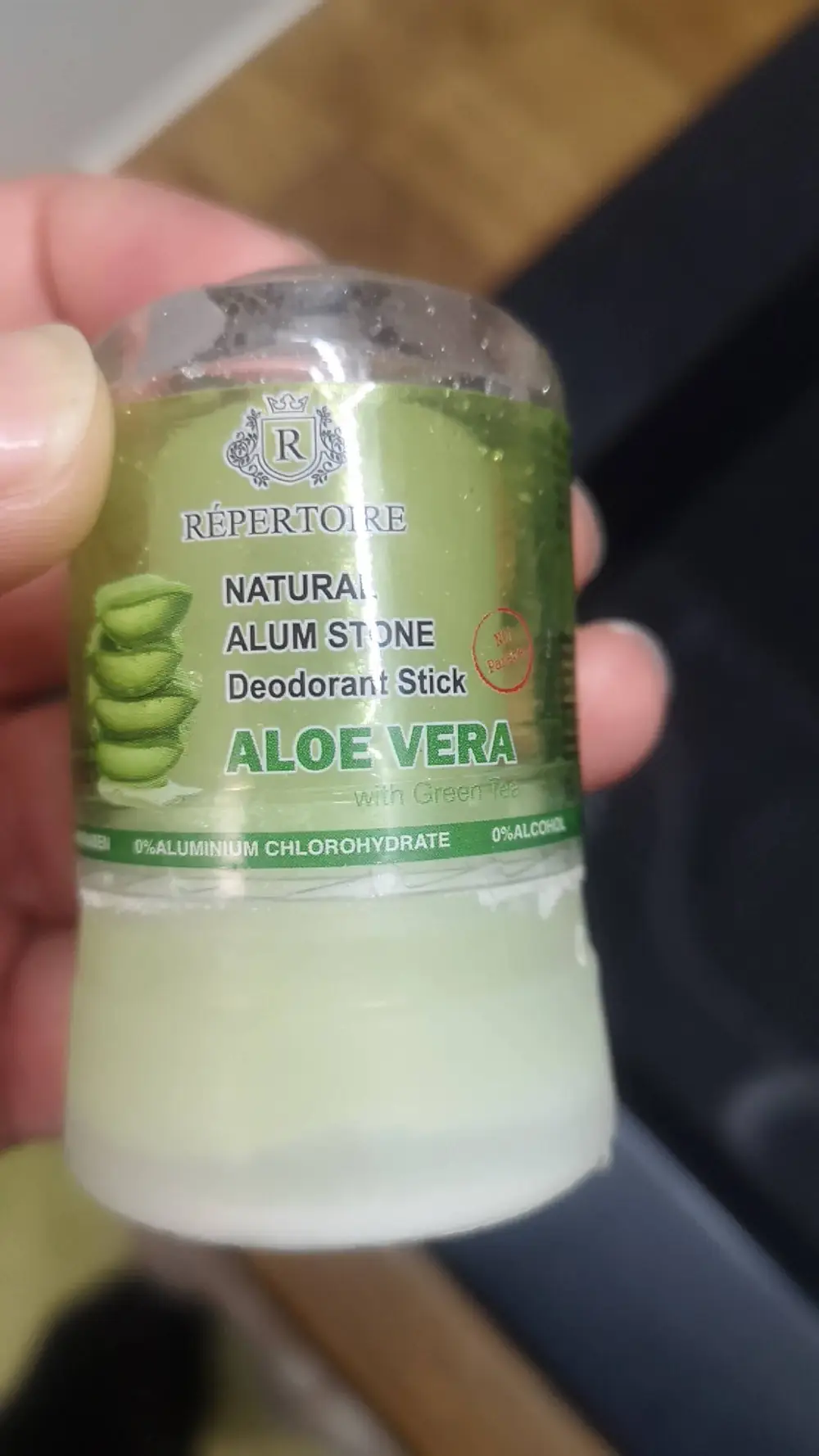 RÉPERTOIRE - Aloe vera - Natural alum stone deodorant stick