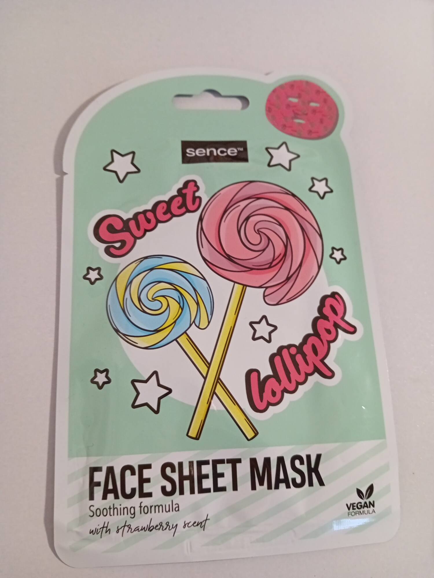 SENCE - Sweet lollipop - Face sheet mask