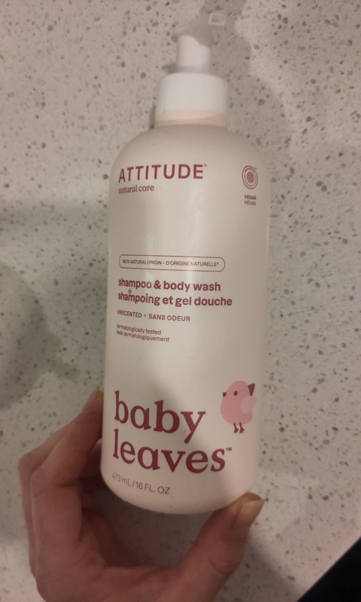 ATTITUDE - Baby leaves - Shampooing et gel douche