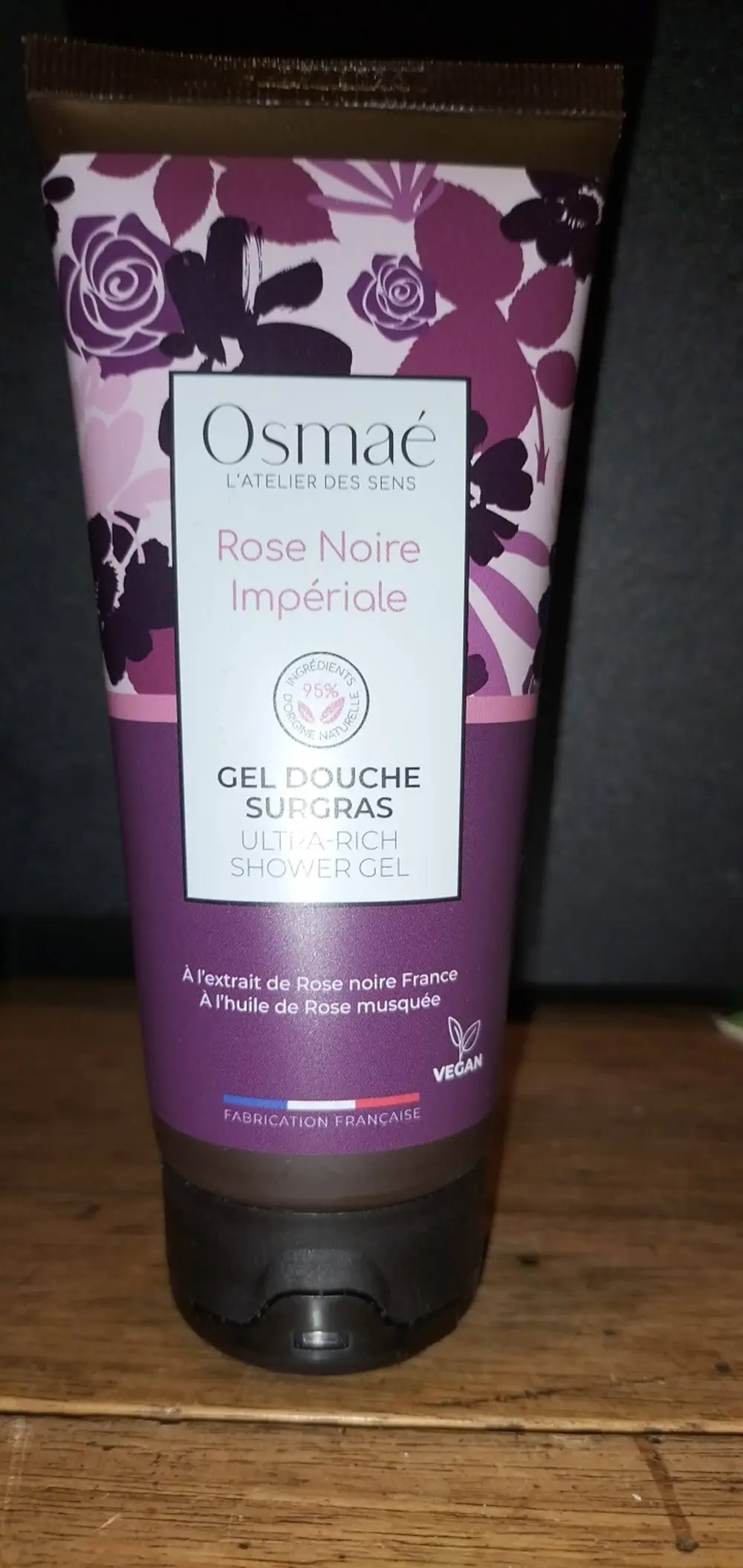 OSMAE - Rose noire impériale - Gel douche surgras