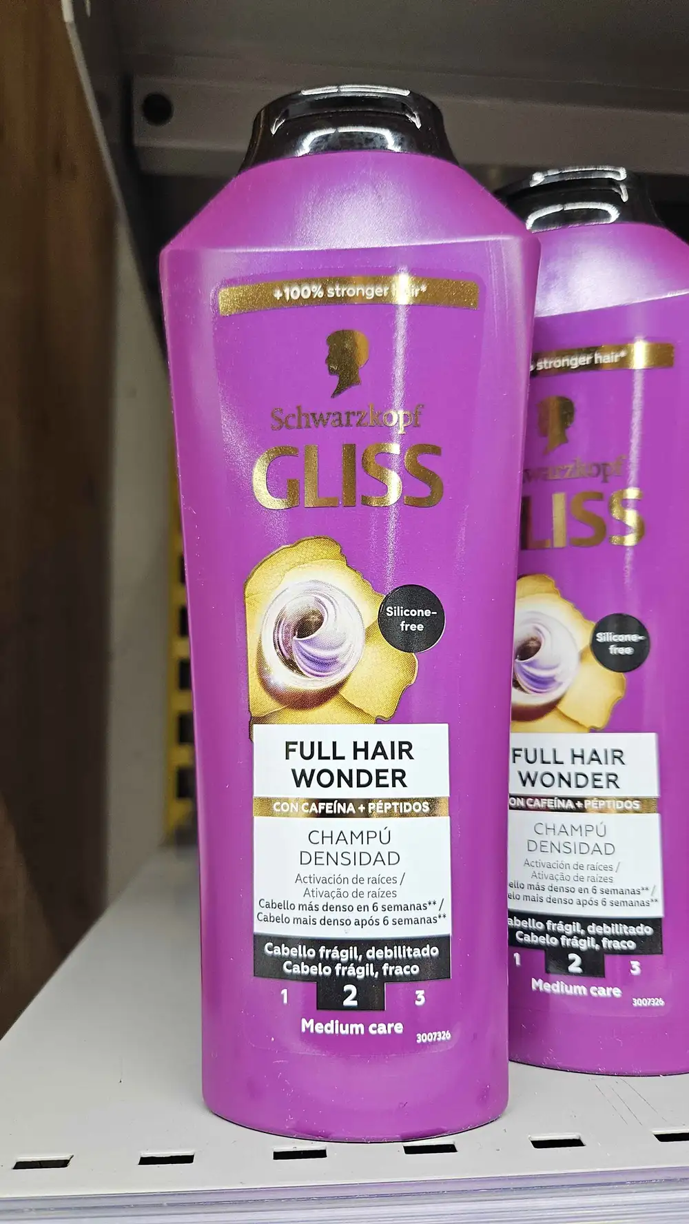 SCHWARZKOPF - Gliss full hair wonder - Champu densidad