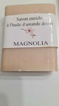 LA BASTIDE DES ARÔMES - Magnolia - Savon enrichi à l'huile d'amande douce 