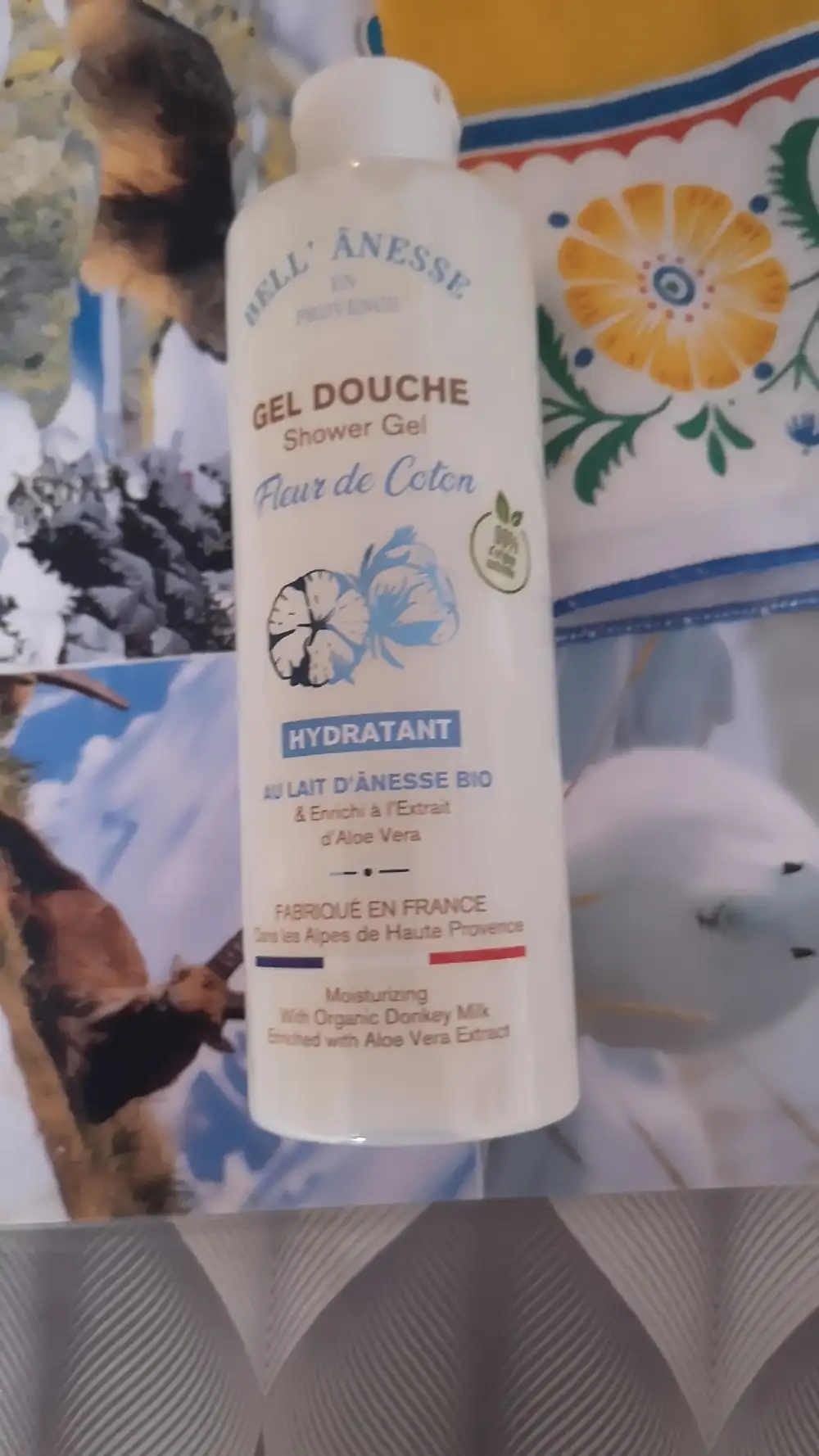 BELL'ANESSE - Fleur de coton - Gel douche hydratant