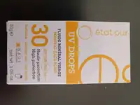 ETAT PUR - UV Drops - Fluide minéral visage SPF30