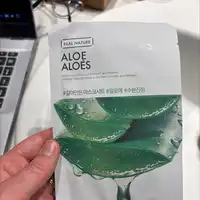 THE FACE SHOP - Real nature - Masque pour le visage à l'extrait d'aloes hydratant