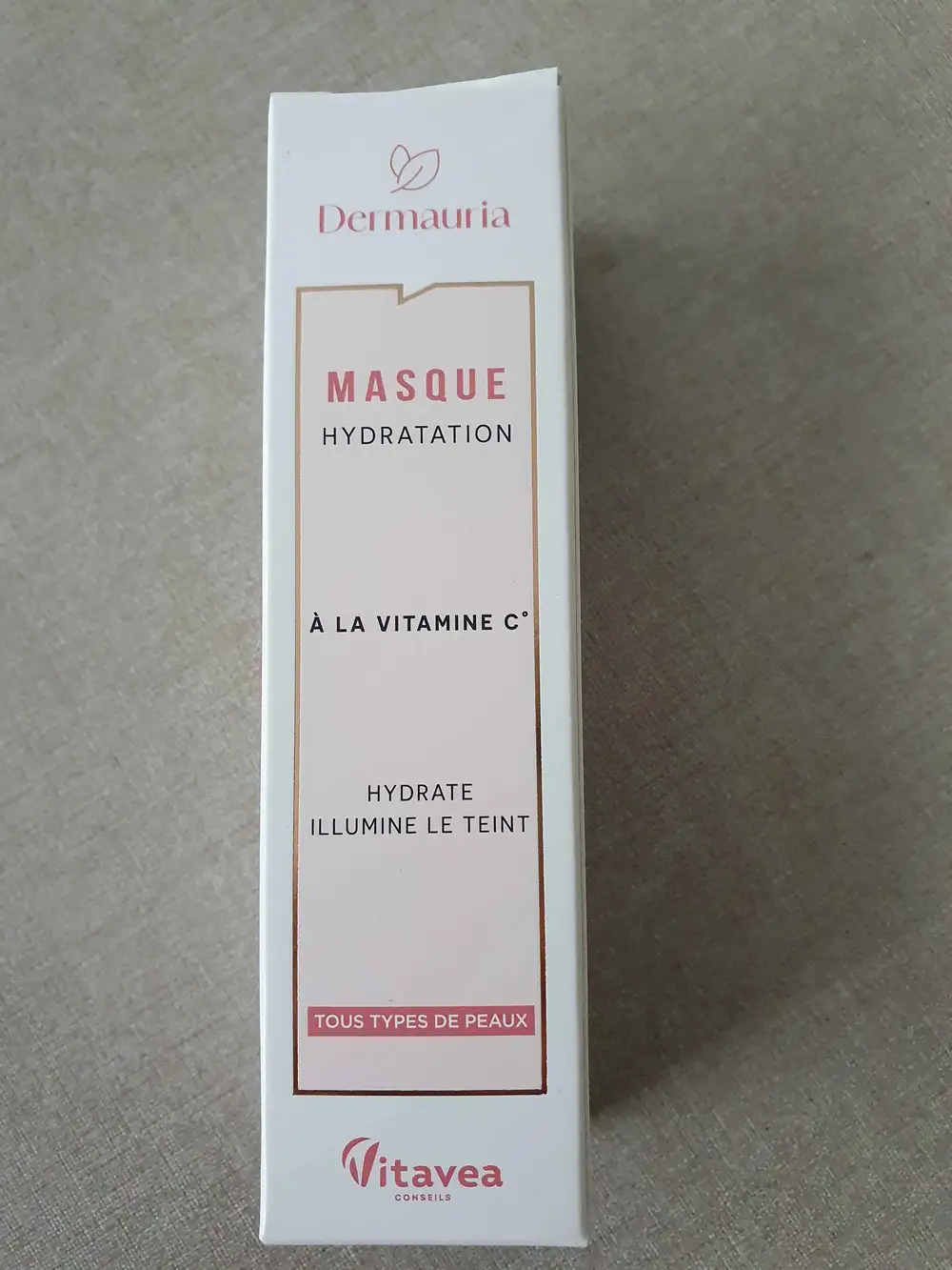 DERMAURIA - Masque hydratation à la vitamine C