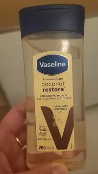 VASELINE - Coconut restore - Replenishing body oil