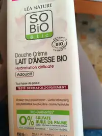 SO'BIO ÉTIC - Douche crème lait d'ânesse bio 