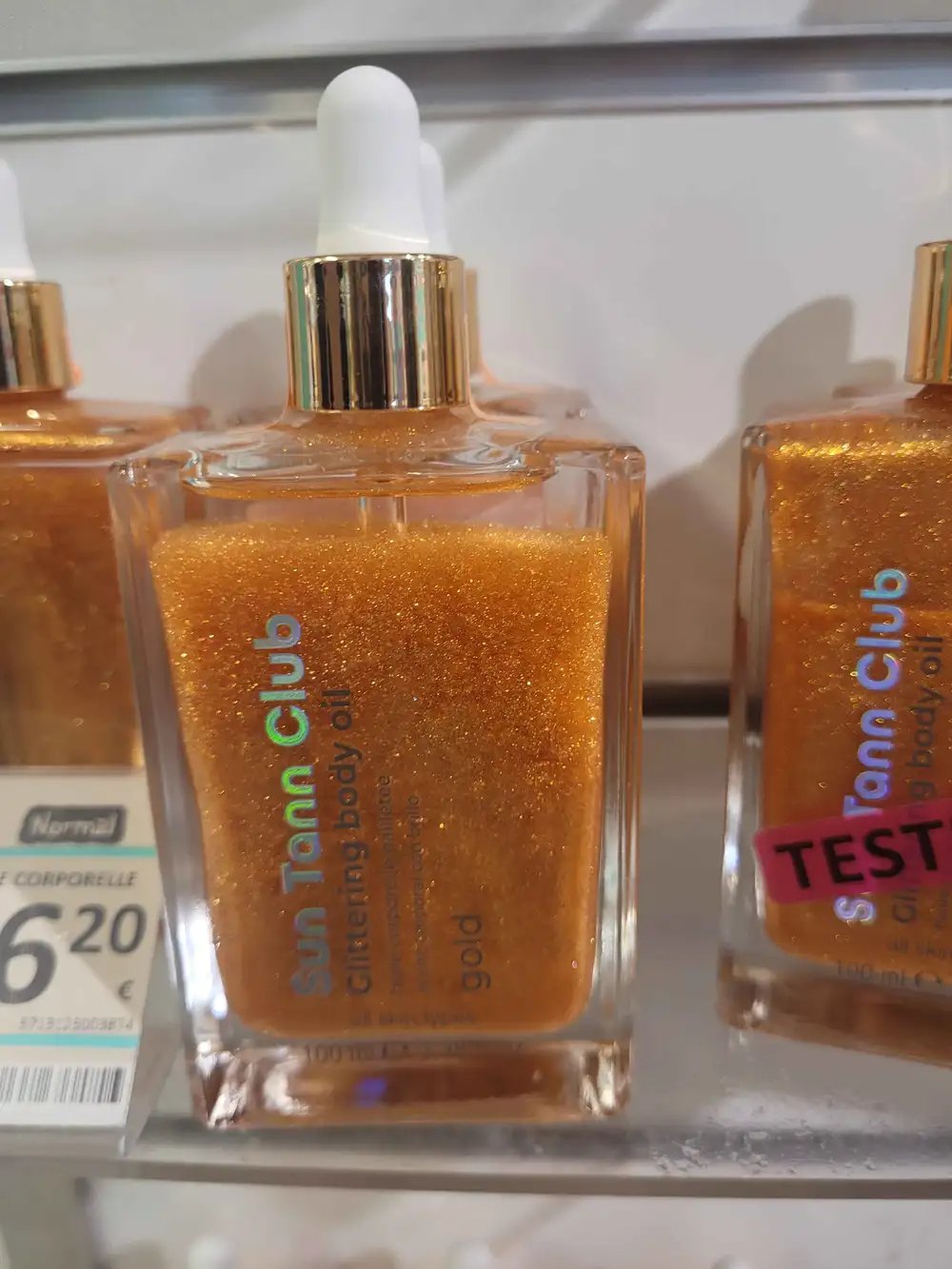 SUN TANN CLUB - Gold - Glittering body oil