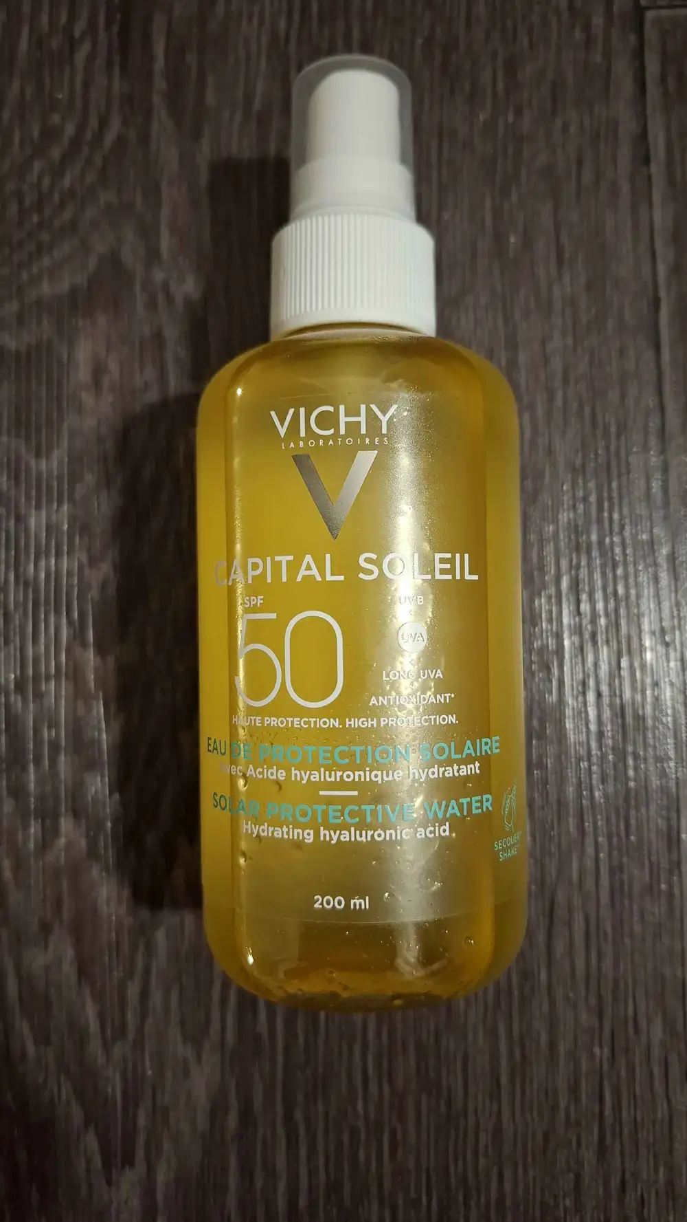 VICHY - Capital soleil - Eau de protection solaire SPF50