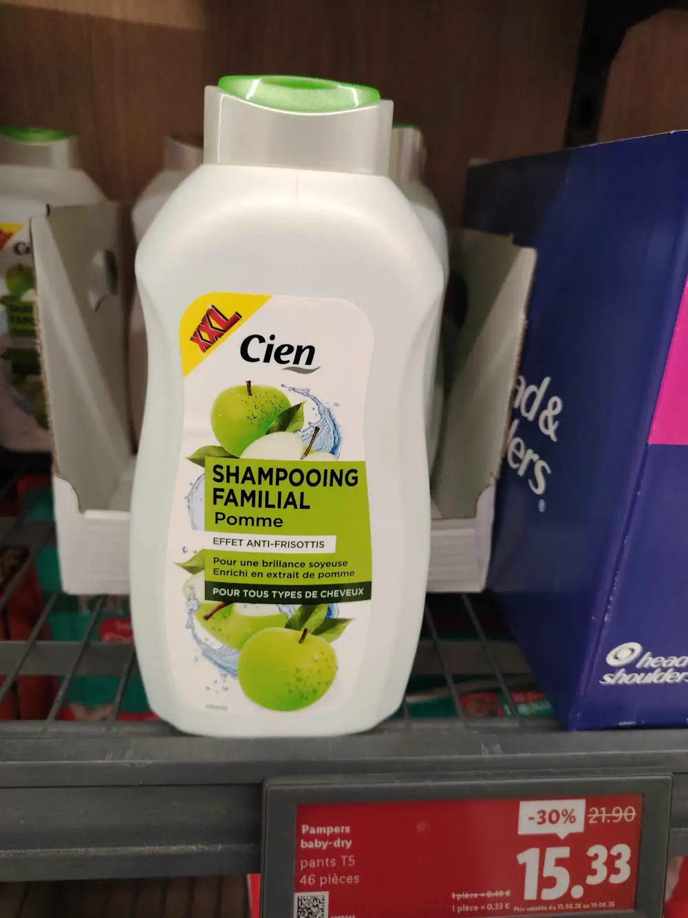 CIEN - Pomme - Shampooing familial effet anti frisottis