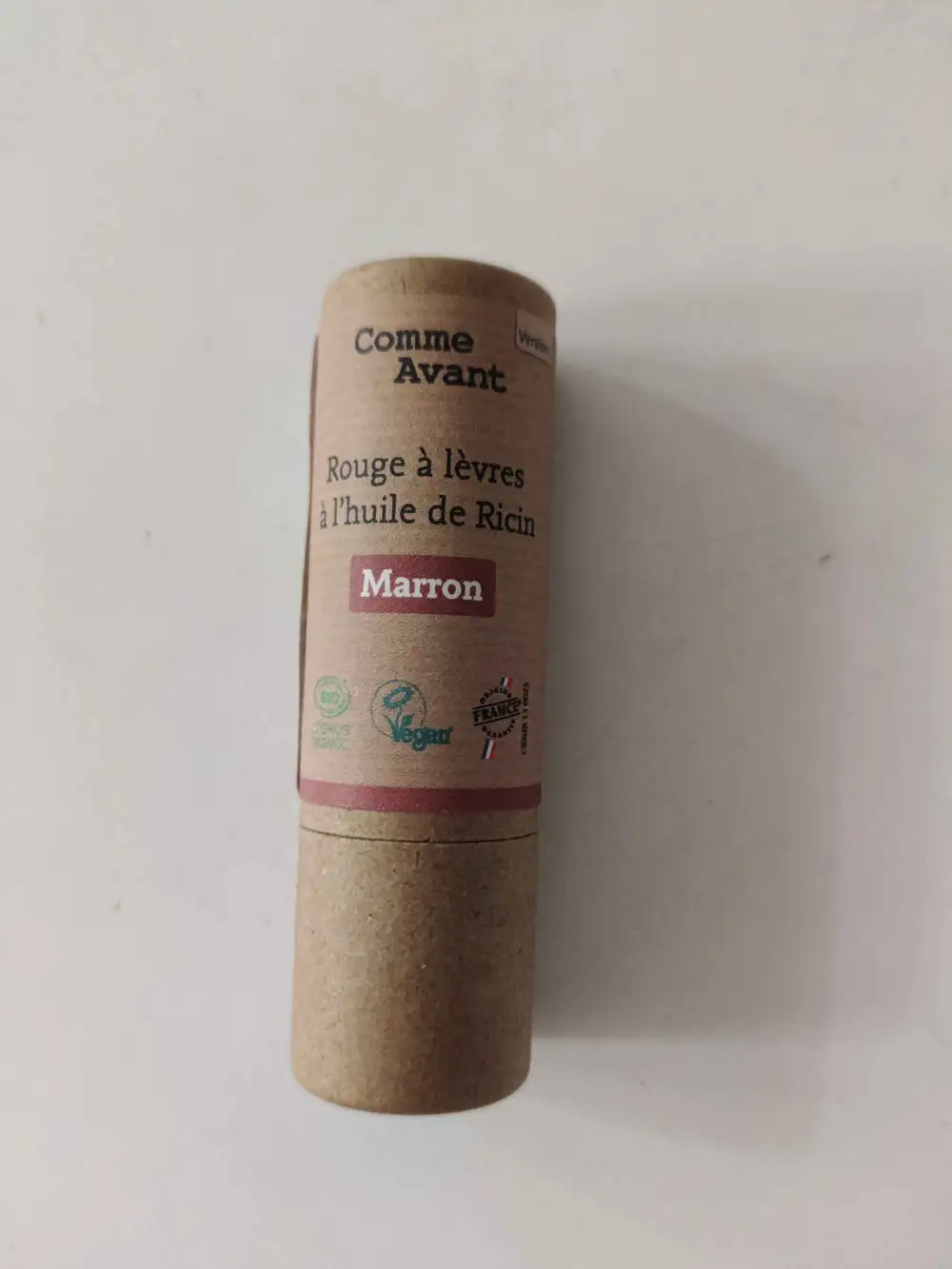 COMME AVANT - Marron - Rouge à lèvres à l'huile de ricin