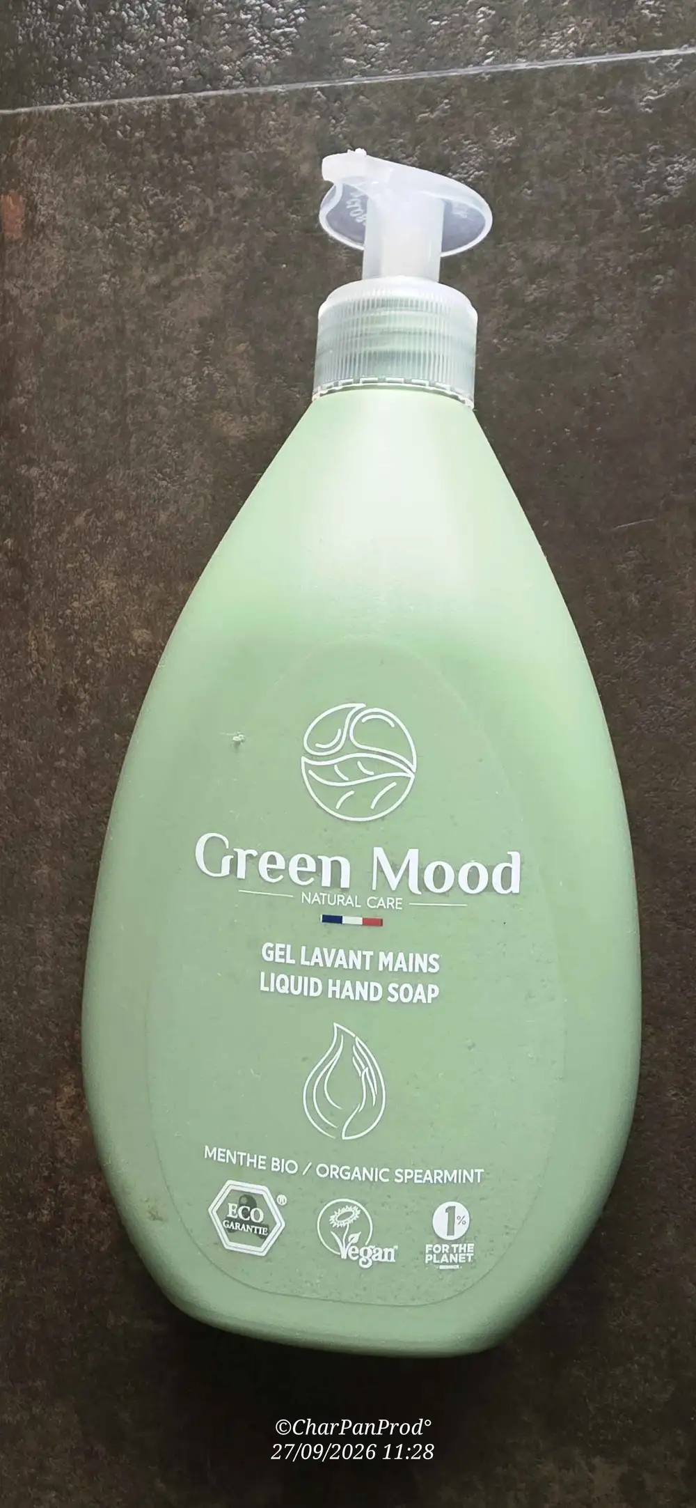 GREEN MOOD - Gel lavant mains menthe bio