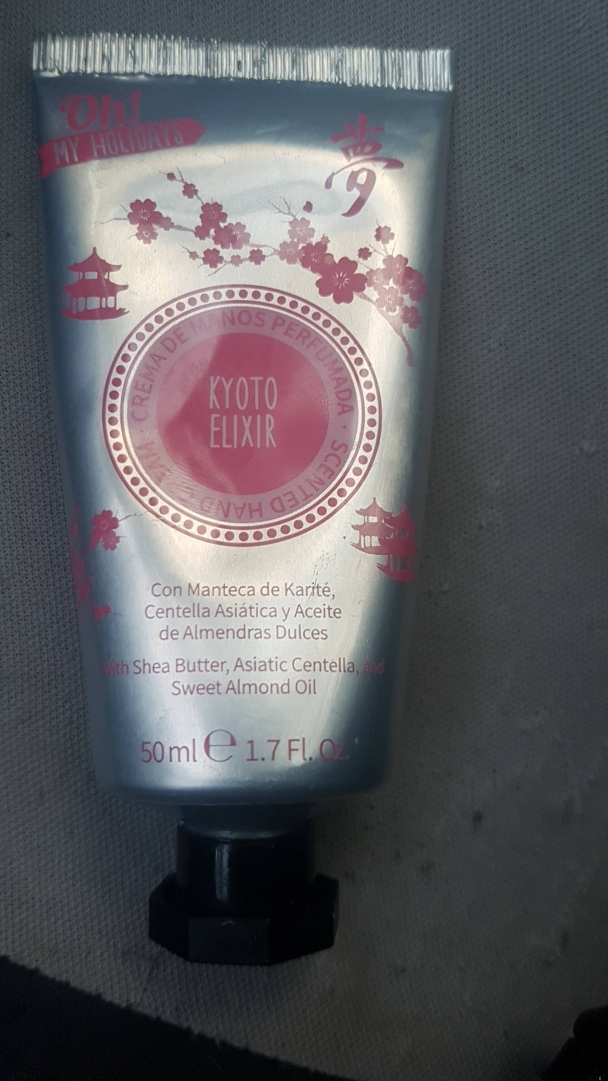 EQUIVALENZA - Oh! my holidays  - Scented hand cream kyoto elixir