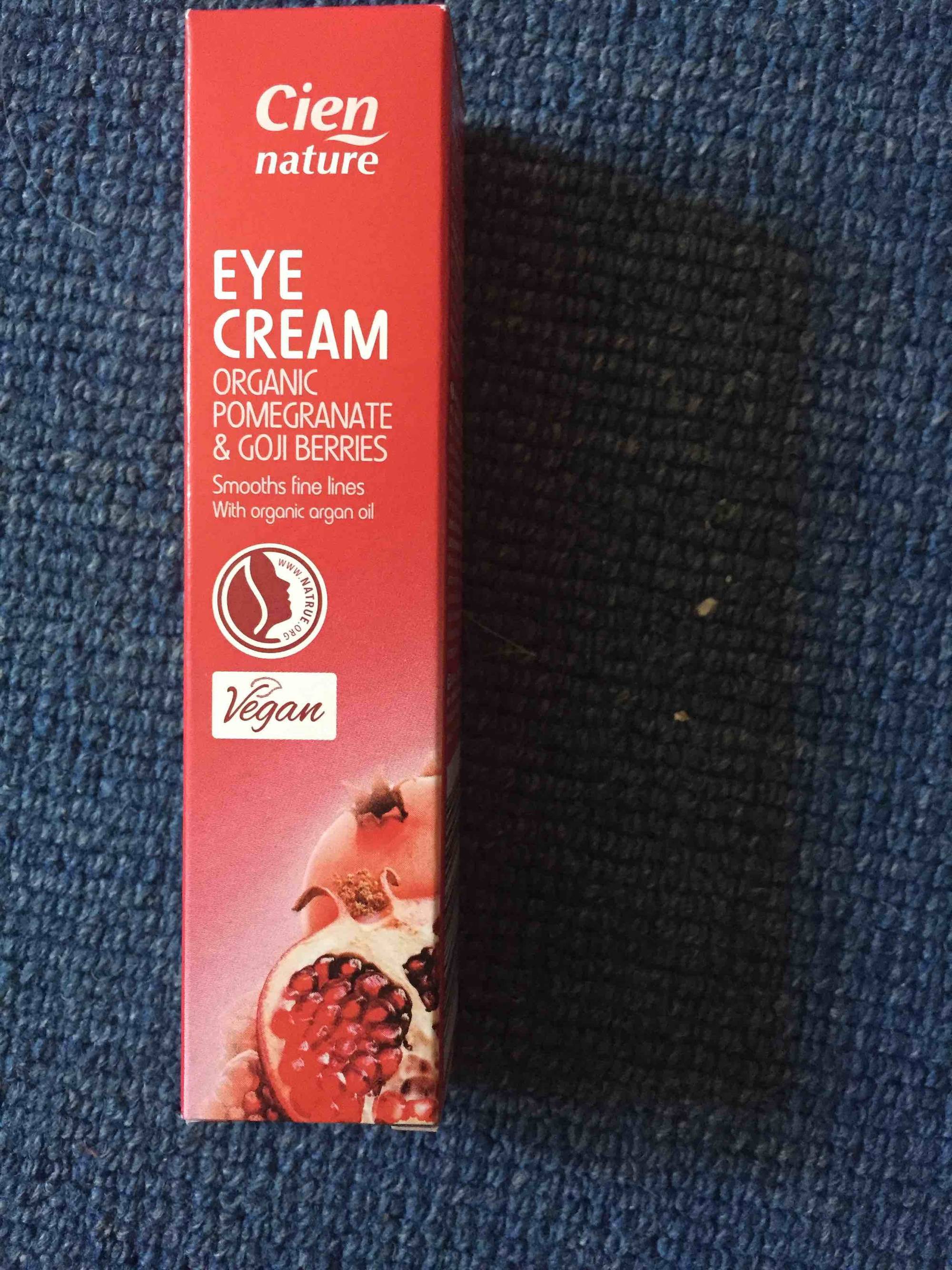 CIEN - Nature - Eye cream organic pomegranate & gojy berries