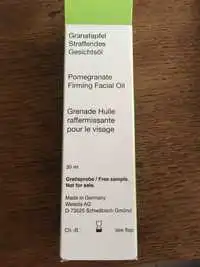 WELEDA - Grenade - Huile raffermissante pour le visage