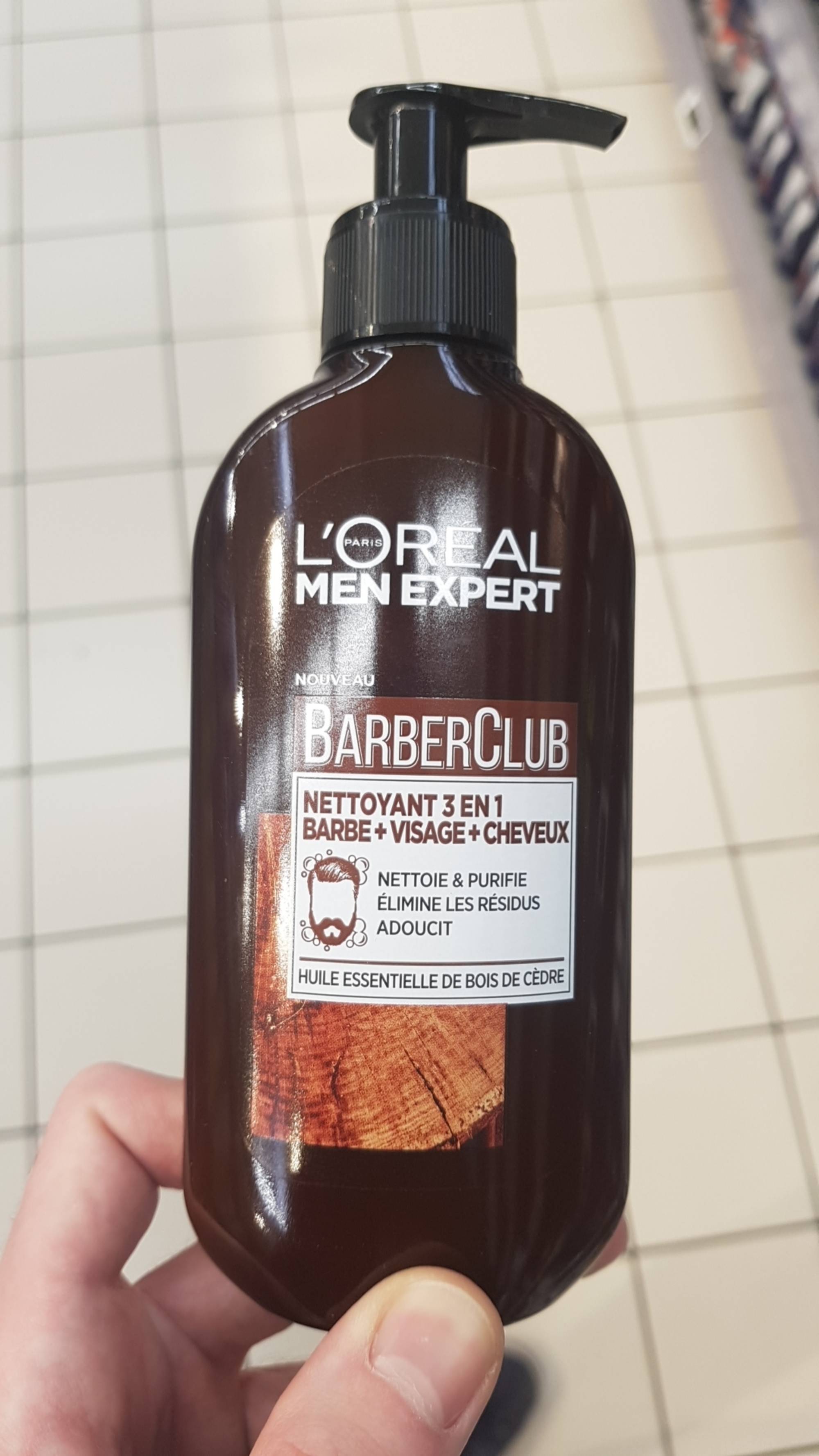 L'ORÉAL MEN EXPERT - Barber Club - Nettoyant 3 en 1 barbe, visage et cheveux
