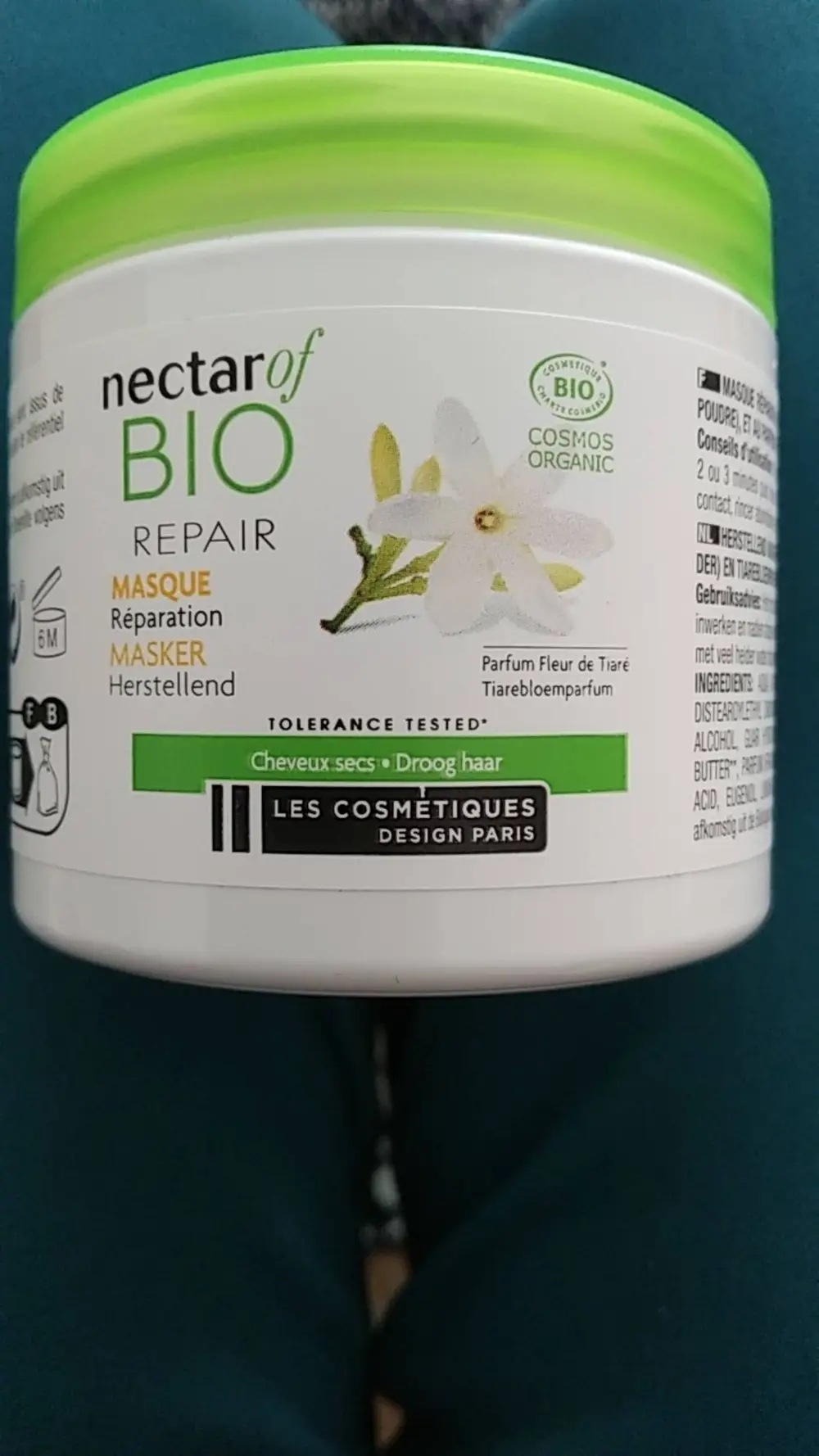 LES COSMÉTIQUES DESIGN PARIS - Nectar of bio - Masque réparation