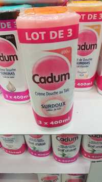 CADUM - Surdoux - Crème douche au talc