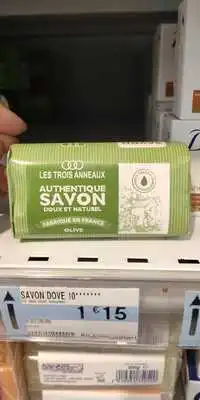 LES TROIS ANNEAUX - Olive - Authentique savon doux et naturel