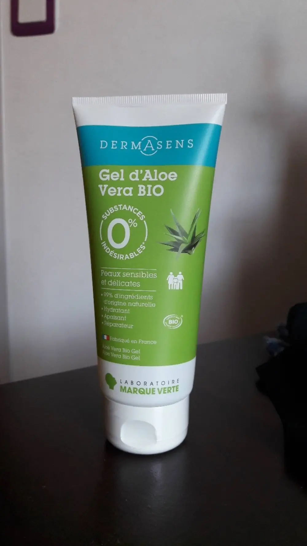 MARQUE VERTE - Dermasens - Gel d'aloe vera bio