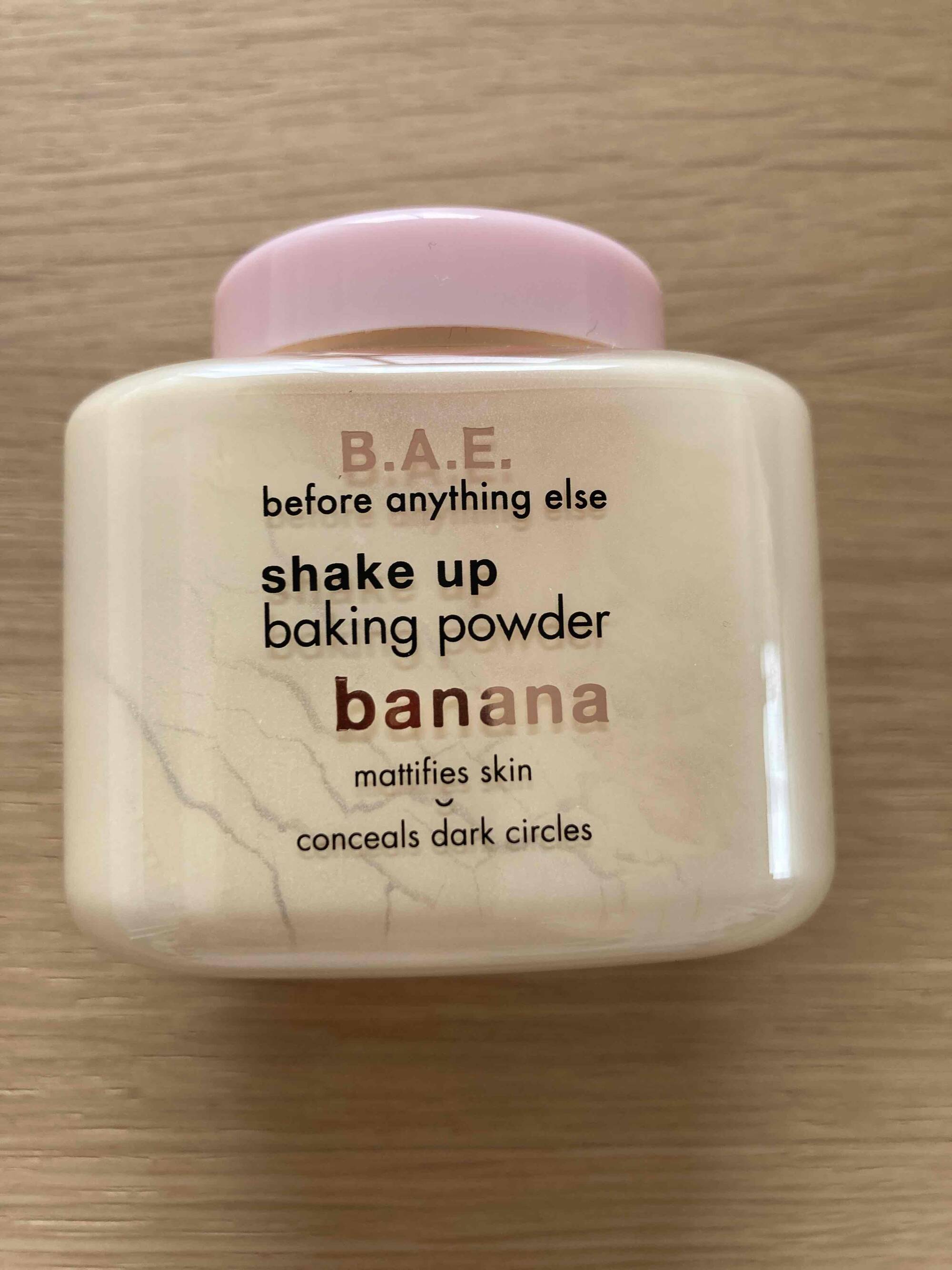 B.A.E - Banana - Shake up baking powder