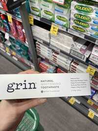 GRIN - Natural whitening toothpaste