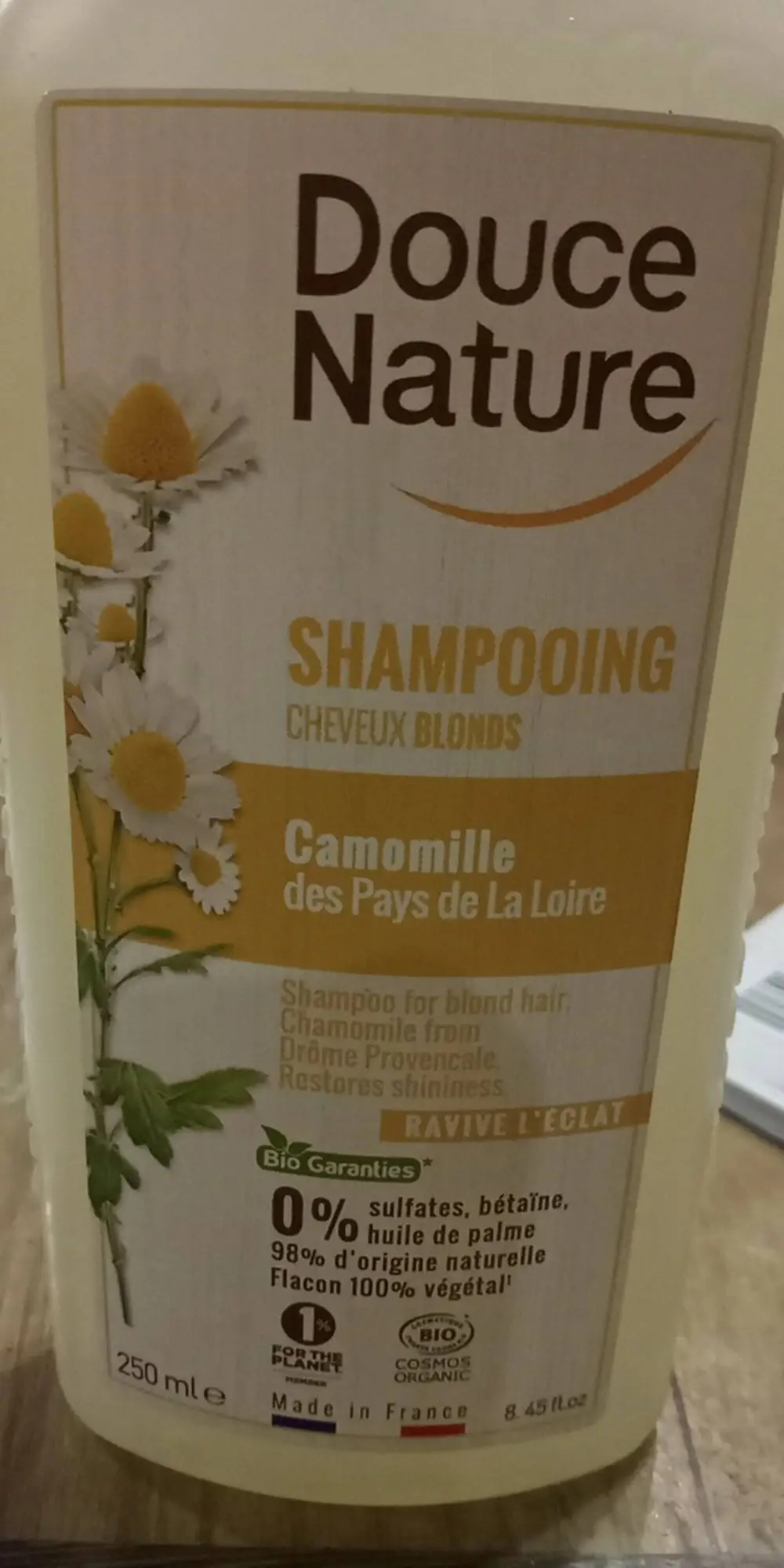 DOUCE NATURE - Shampooing camomille cheveux blonds