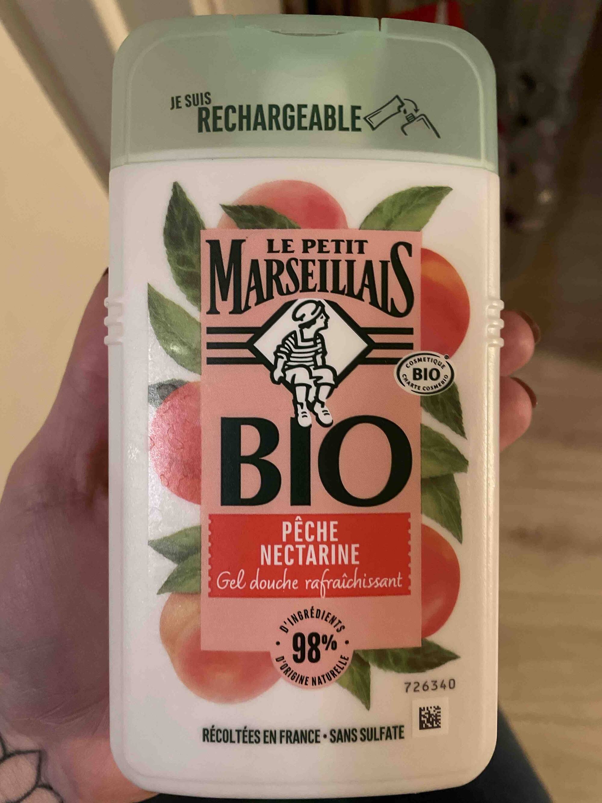 LE PETIT MARSEILLAIS - Bio Pêche Nectarine - Gel douche rafraîchissant