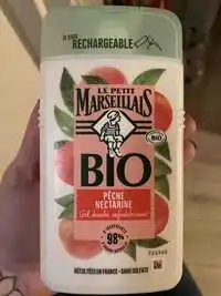 LE PETIT MARSEILLAIS - Bio Pêche Nectarine - Gel douche rafraîchissant